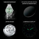 cadisen-src:0aec4121590d CADISEN C8227M Casual 40mm Mechanical Man Watch