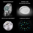 cadisen-src:fed2b5f83706 CADISEN C8244M Diver 40mm  Mechanical Man Watch