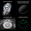 cadisen-src:31e8baa713c2 CADISEN Chronograph 42mm VD53 Quartz Watch