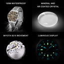 cadisen-src:be4de63ebae5 CADISEN C8244M Diver 40mm  Mechanical Man Watch