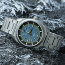 cadisen-src:cd17b8c642f7 CADISEN Titanium TI-7 Autodyne Midnight Blue Titanium Strap