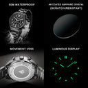 cadisen-src:04e5ed26d03e CADISEN Chronograph 42mm VD53 Quartz Watch