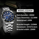 cadisen-src:19e44e263944 CADISEN C8245M Diver 40mm  Mechanical Man Watch