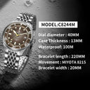 cadisen-src:5f188375dcf4 CADISEN C8244M Diver 40mm  Mechanical Man Watch