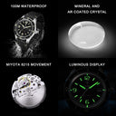 cadisen-src:d7965b3d0549 CADISEN C8243M Casual 40mm  Mechanical Man Watch