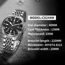cadisen-src:38f7dd84c4c3 CADISEN C8244M Diver 40mm  Mechanical Man Watch