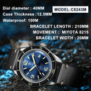 cadisen-src:55e898e9672c CADISEN C8243M Casual 40mm  Mechanical Man Watch