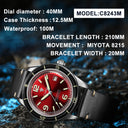 cadisen-src:4a9cb5f75a81 CADISEN C8243M Casual 40mm  Mechanical Man Watch