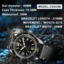 cadisen-src:e7c74144bb2e CADISEN C8243M Casual 40mm  Mechanical Man Watch
