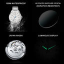 cadisen-src:c21727a86f20 CADISEN C8226M Casual 40mm Mechanical Man Watch