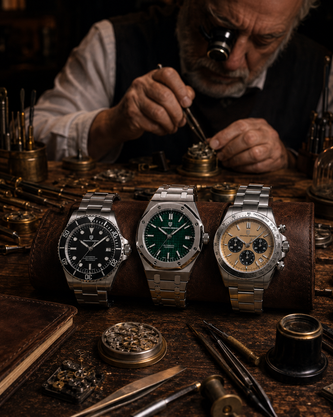 Matteo Cadisen watchmaker atelier
